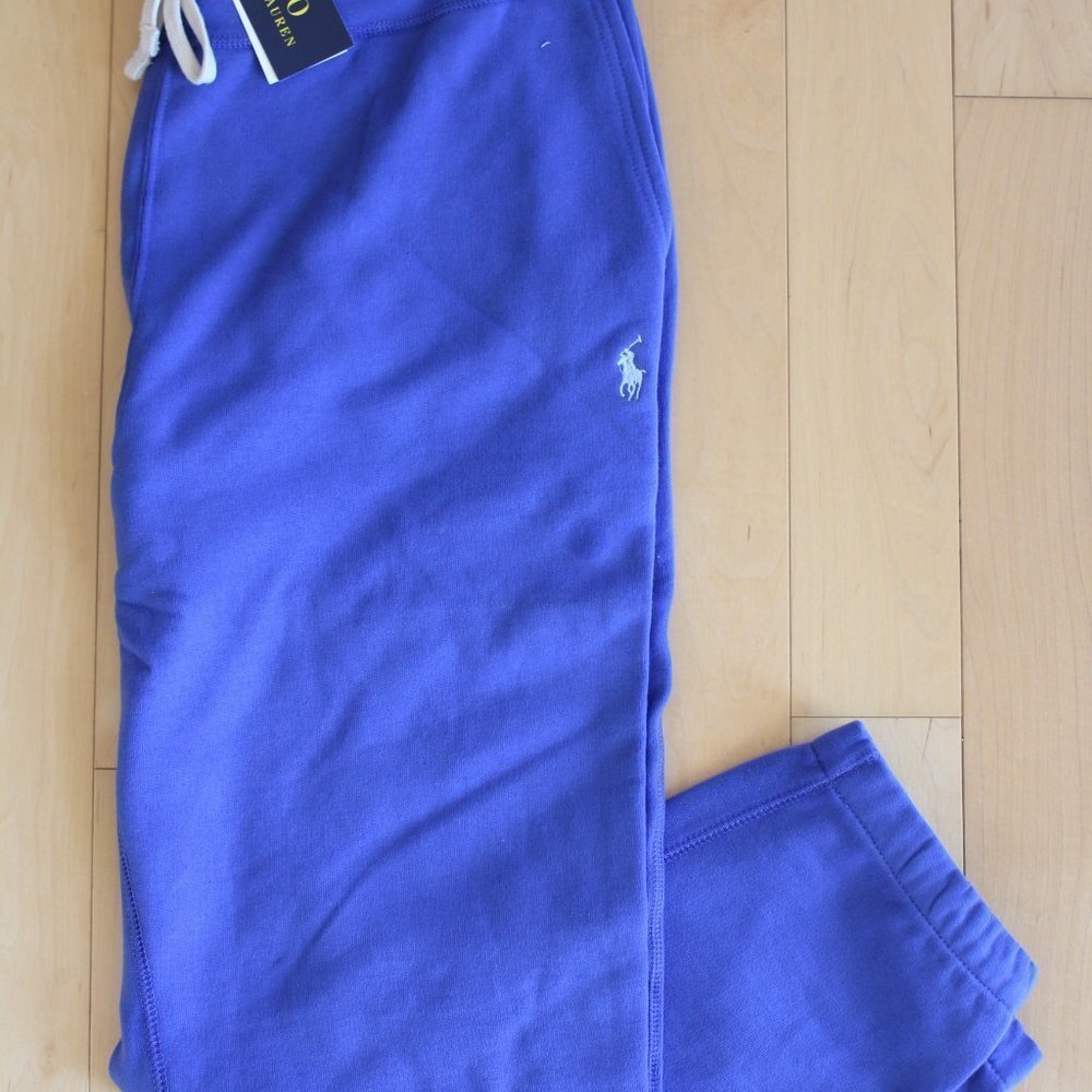 NWT POLO RALPH LAUREN MEN'S FLEECE JOGGER‎ LIBERTY BLUE